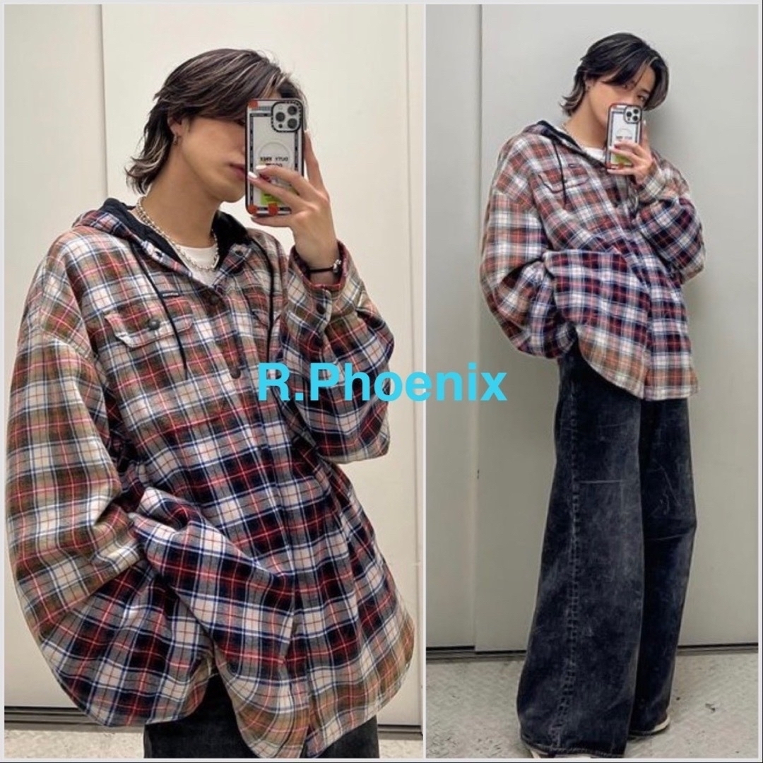 BALENCIAGA Check Flannel Bleached Shirt