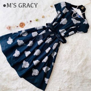 M'S GRACY エムズグレイシー  フレアワンピース