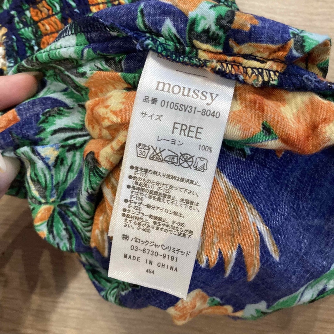 moussy(マウジー)の［No.169］moussy マウジー　花柄ショートパンツ　バカンス　 レディースのパンツ(ショートパンツ)の商品写真