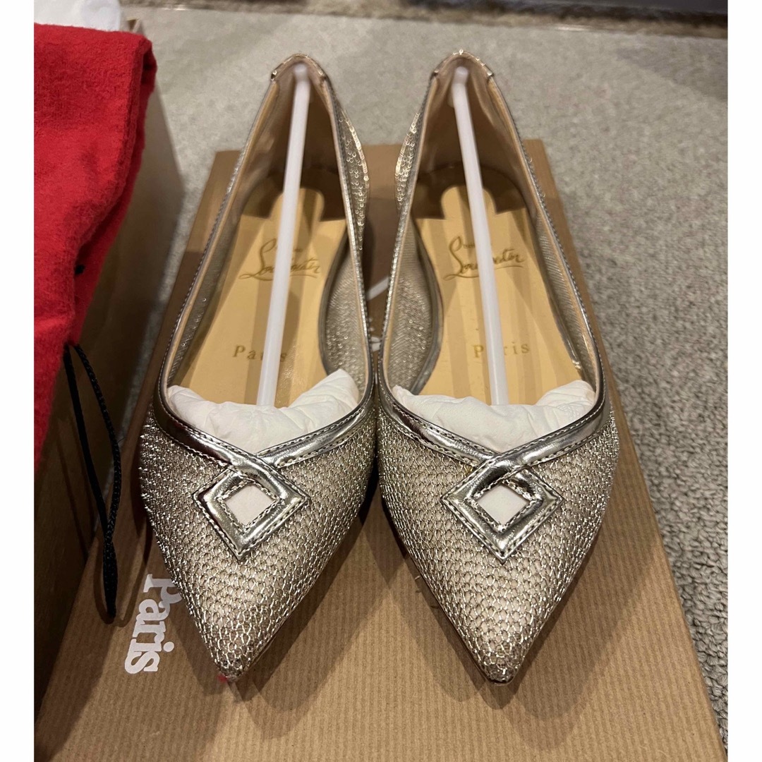 美品　Christian Louboutin ルブタン　フラット　35 22cm