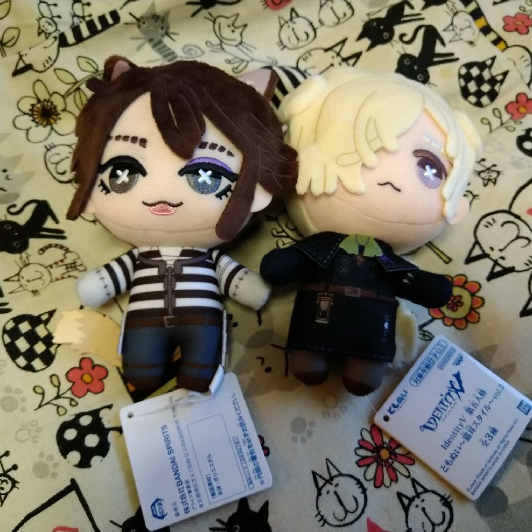 墓守&囚人 ともぬい~猫耳スタイル~ 「Identity V 第五人格」の 墓守&囚人 ともぬい~猫耳スタイル~ 「Identity V 第五人格」の