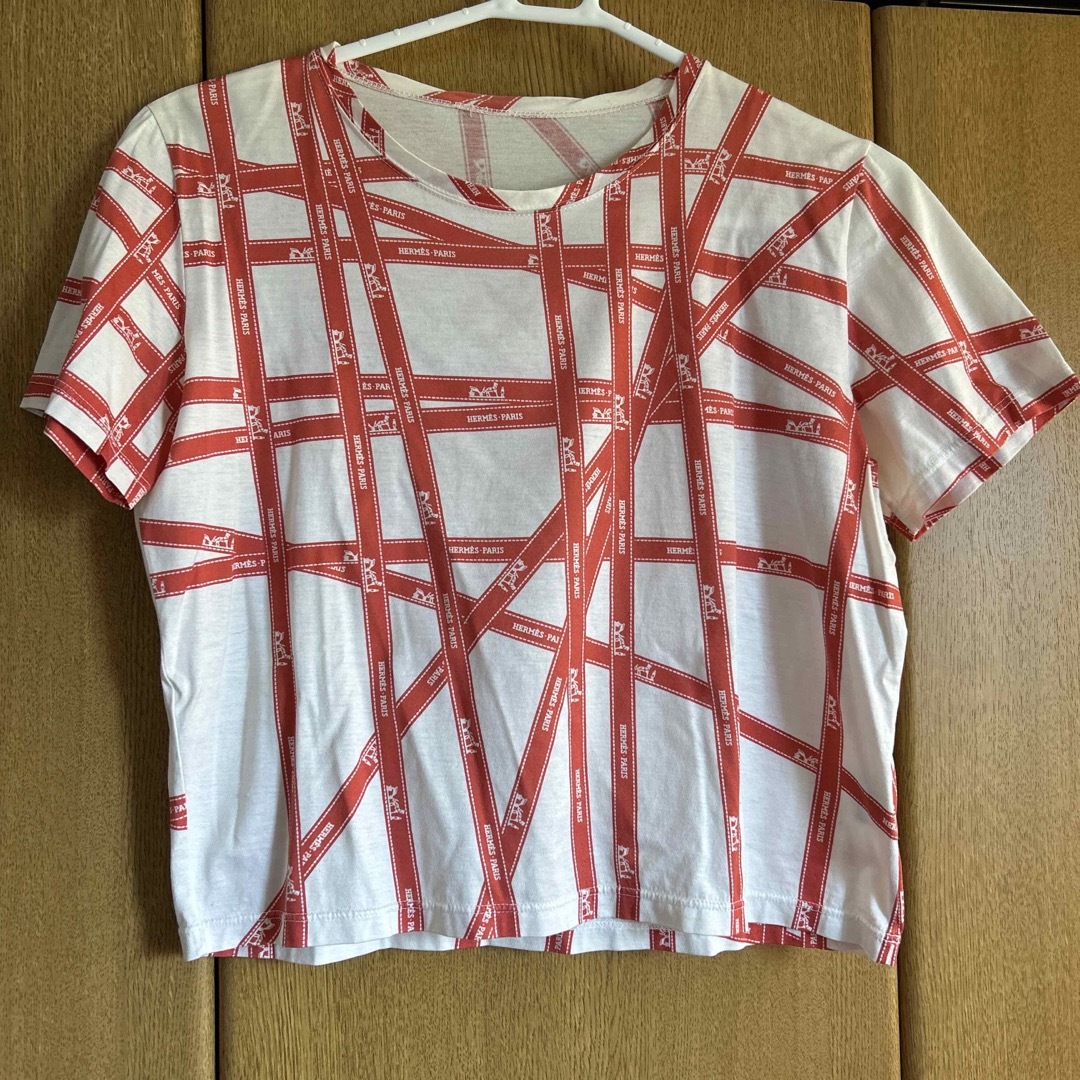 エルメス　半袖　Tシャツ　リボン柄