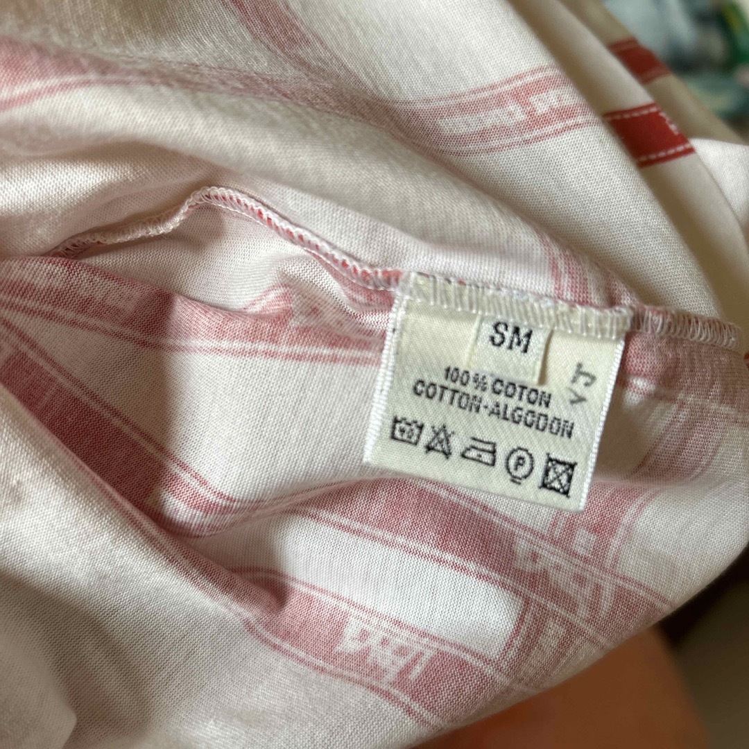 Hermes(エルメス)のHERMES   tシャツ   リボン柄 レディースのトップス(Tシャツ(半袖/袖なし))の商品写真