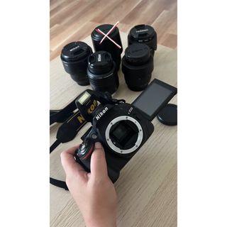 Nikon - 早い者勝ち‼️Nikon D5200 一眼レフ レンズ4個セットの通販 by ...