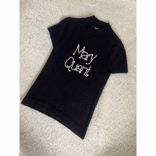 マリークワント(MARY QUANT)のMARY QUANT マリークワント   ニット　パール　トップス　人気　完売(ニット/セーター)