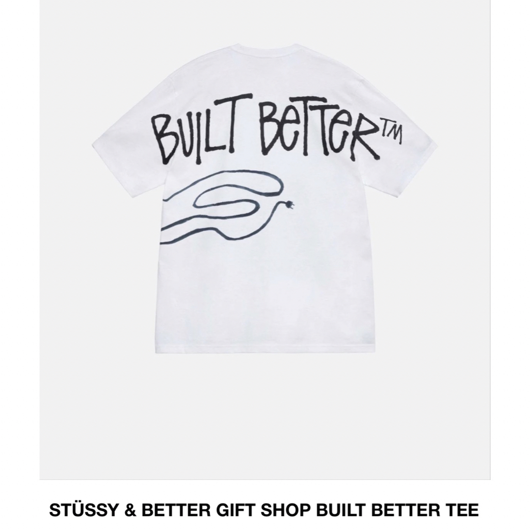 STUSSY & BETTER GIFT SHOP BUILT TEE XL 2