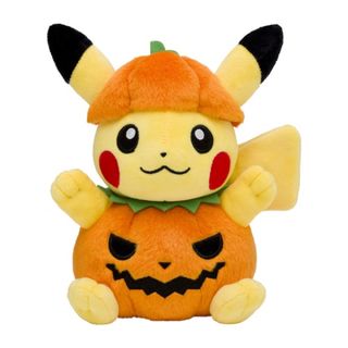 ポケモン(ポケモン)のぬいぐるみ ハロウィンかぼちゃピカチュウ(ぬいぐるみ)