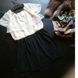 ページボーイ(PAGEBOY)のPAGEBOY♡色ベつき♡ 2トーンションミニワンピース(カジュアルパンツ)