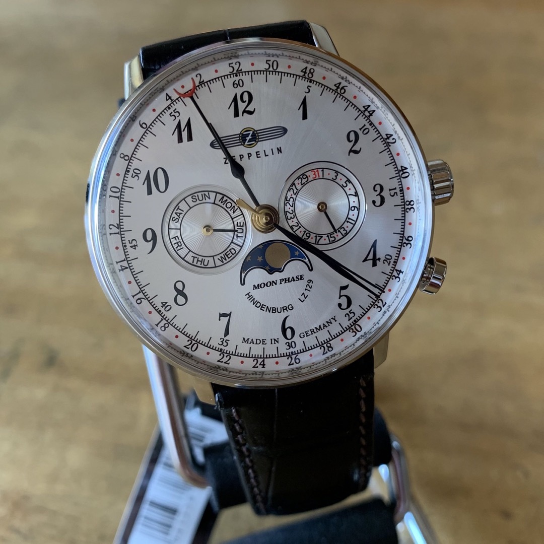 新品✨ツェッペリン ZEPPELIN クオーツ 腕時計 7036-1 ブラック