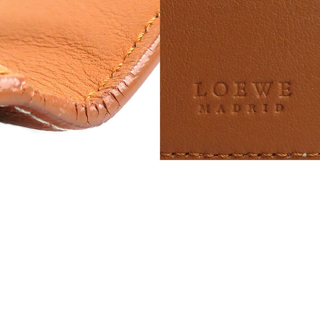 ロエベ LOEWE キーケース アナグラム レザー/メタル ブラウン/ゴールド ユニセックス 送料無料 e56723a 9