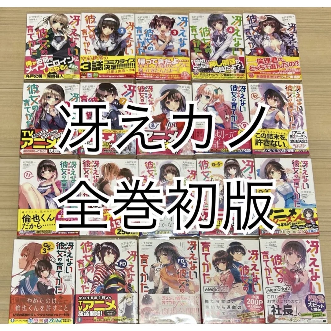 全巻初版帯付 冴えない彼女の育てかた 小説 全巻セット 20冊 - 文学/小説