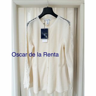 Oscar de la Renta - Oscar de la Renta オスカーデラレンタ ペプラムカーディガン