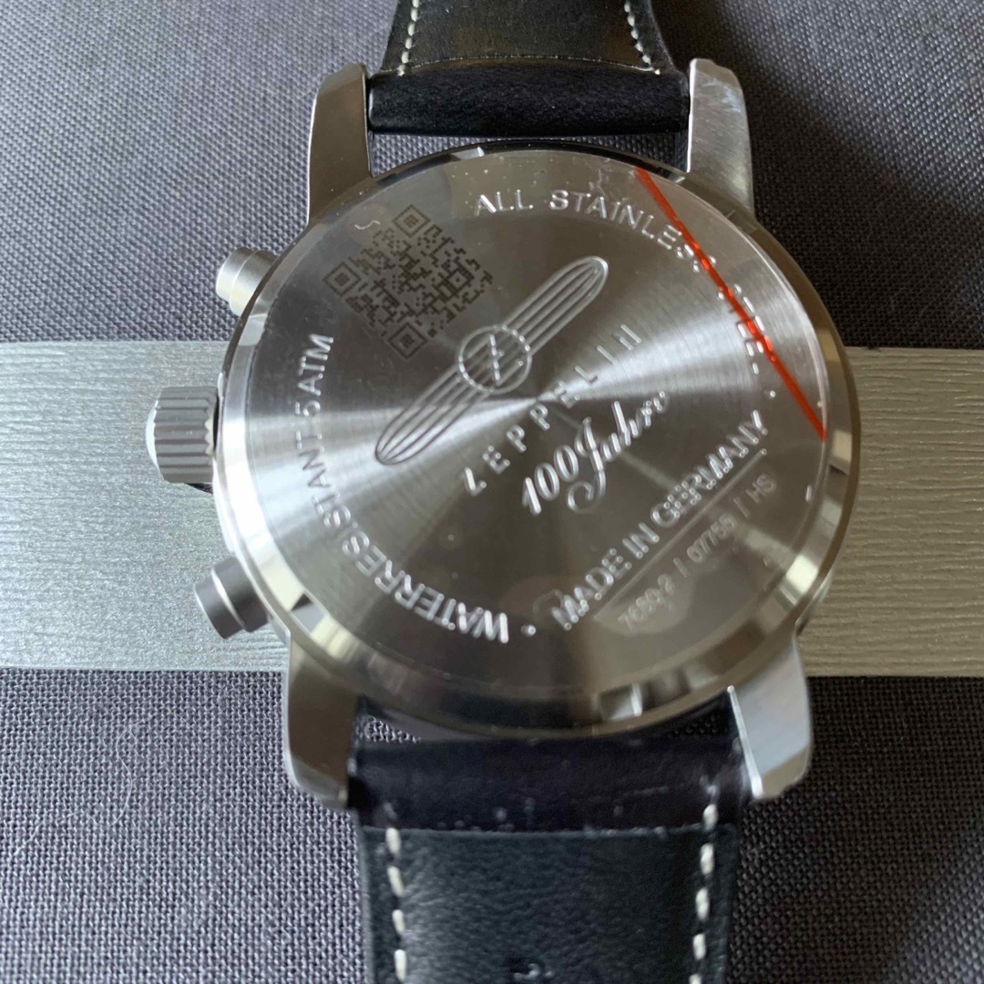 新品✨ツェッペリン ZEPPELIN クオーツ 腕時計 7680-2 ブラック