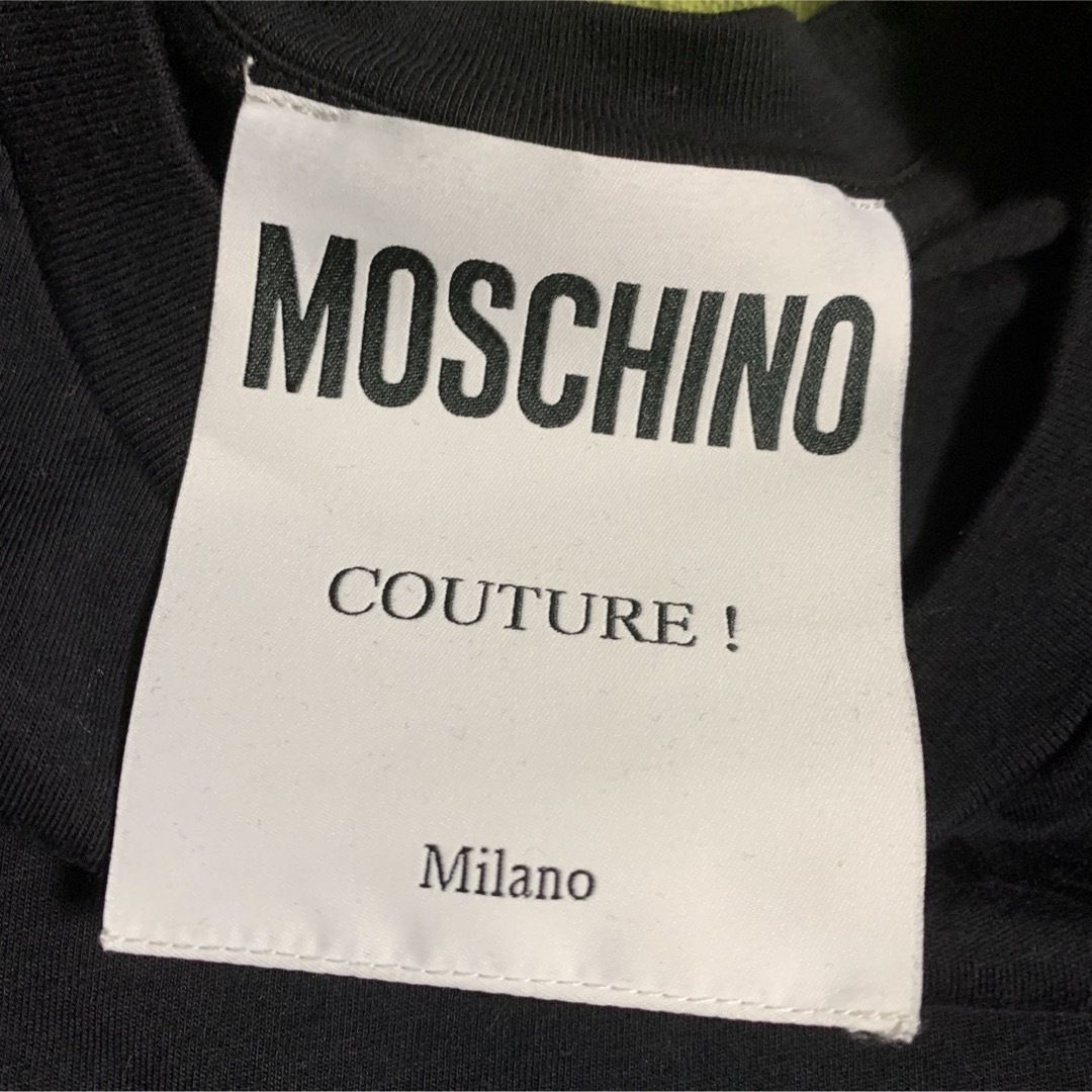 MOSCHINO(モスキーノ)のモスキーノ Tシャツ 黒 レディースのトップス(Tシャツ(半袖/袖なし))の商品写真