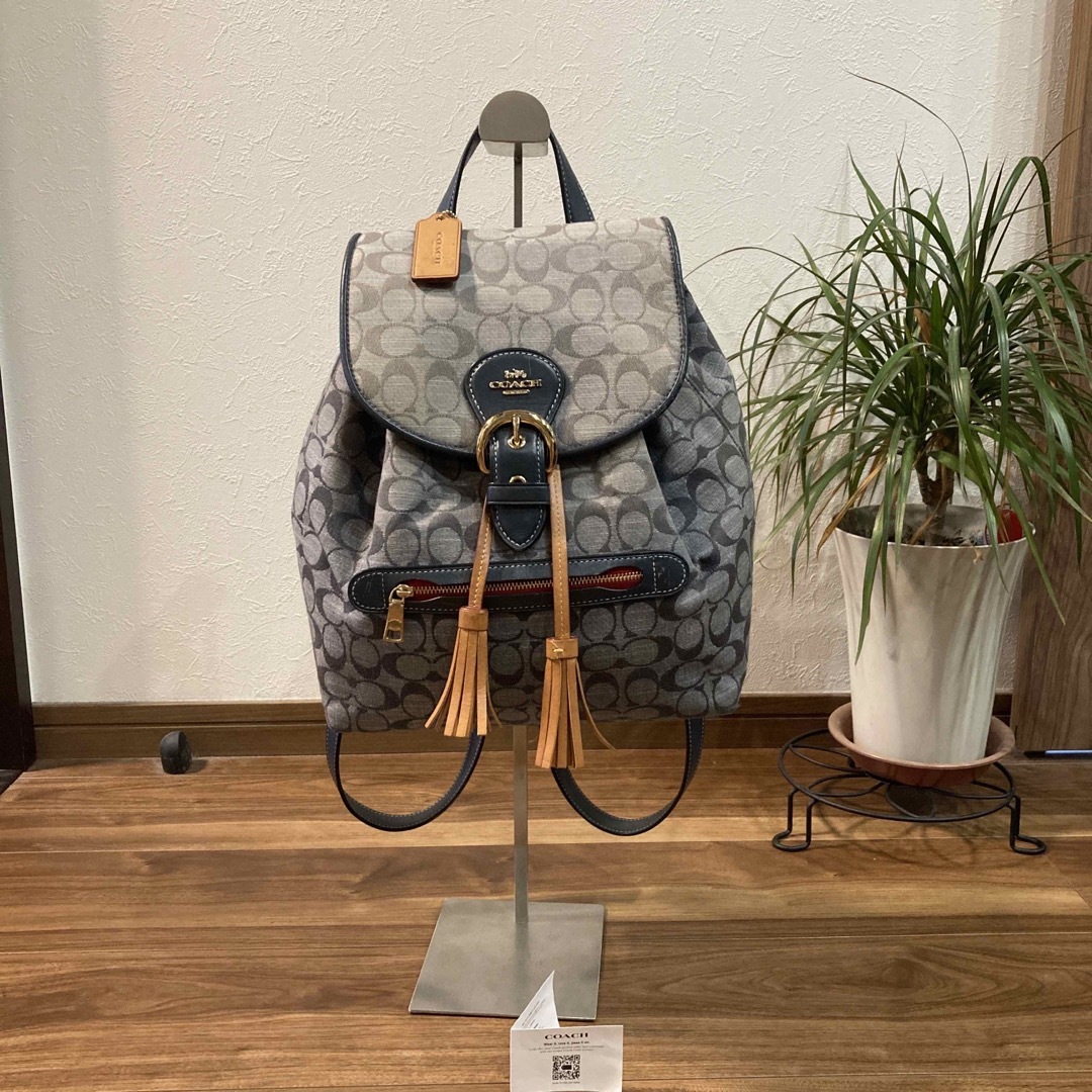 バッグCOACH コーチ C8162 リュック バックパック デニム シグニチャ