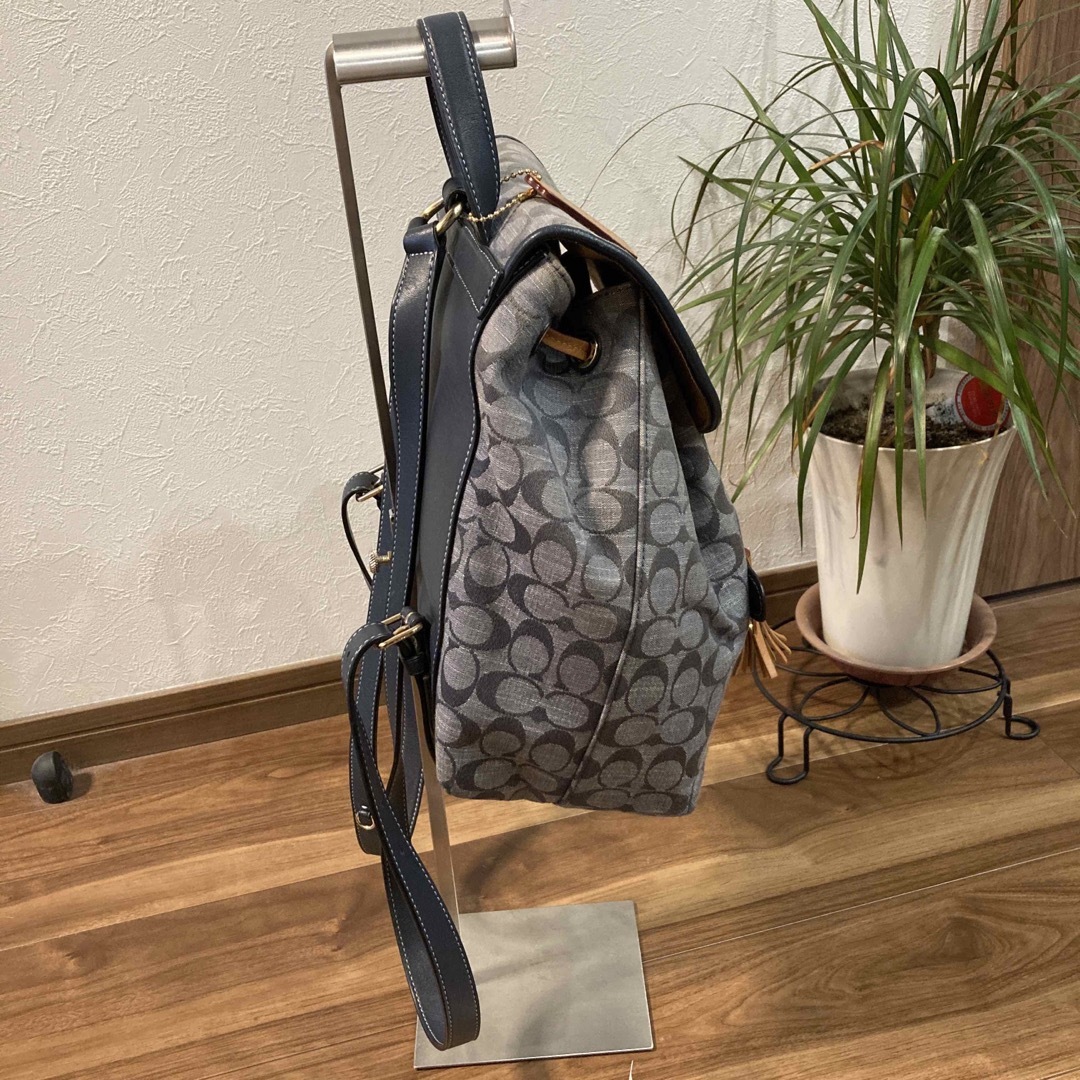 COACH コーチ C8162 リュック バックパック デニム シグニチャ