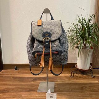 コーチ(COACH)のCOACH コーチ C8162 リュック バックパック デニム シグニチャ(リュック/バックパック)