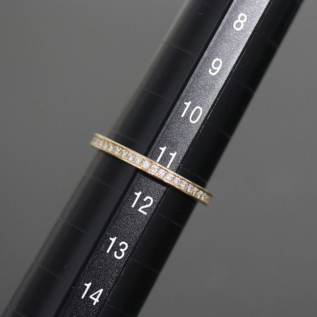 アイファニー フルエタニティリング 10号 スマイル K18 750 E0592 レディースのアクセサリー(リング(指輪))の商品写真