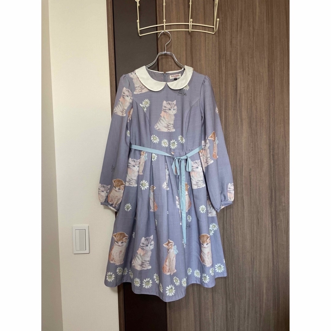 Emily Temple cute - meow ワンピース ラベンダーの通販 by shop Emily Temple cute - meow ワンピース ラベンダーの通販 by shop