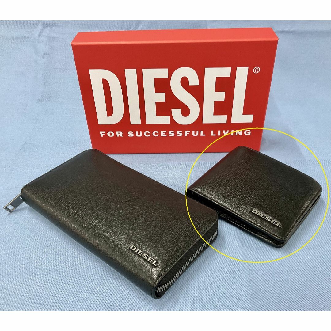 DIESEL(ディーゼル)のディーゼル　サイフ 2223　二つ折り ウォレット　ロゴ　新品　X06627 メンズのファッション小物(折り財布)の商品写真