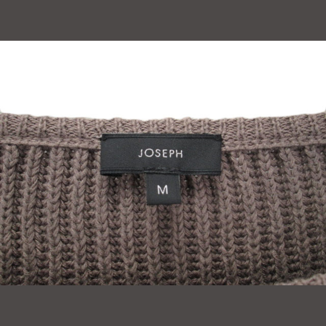 JOSEPH(ジョゼフ)のジョセフ JOSEPH セーター ニット 畦編み テールカット M グレー レディースのトップス(ニット/セーター)の商品写真