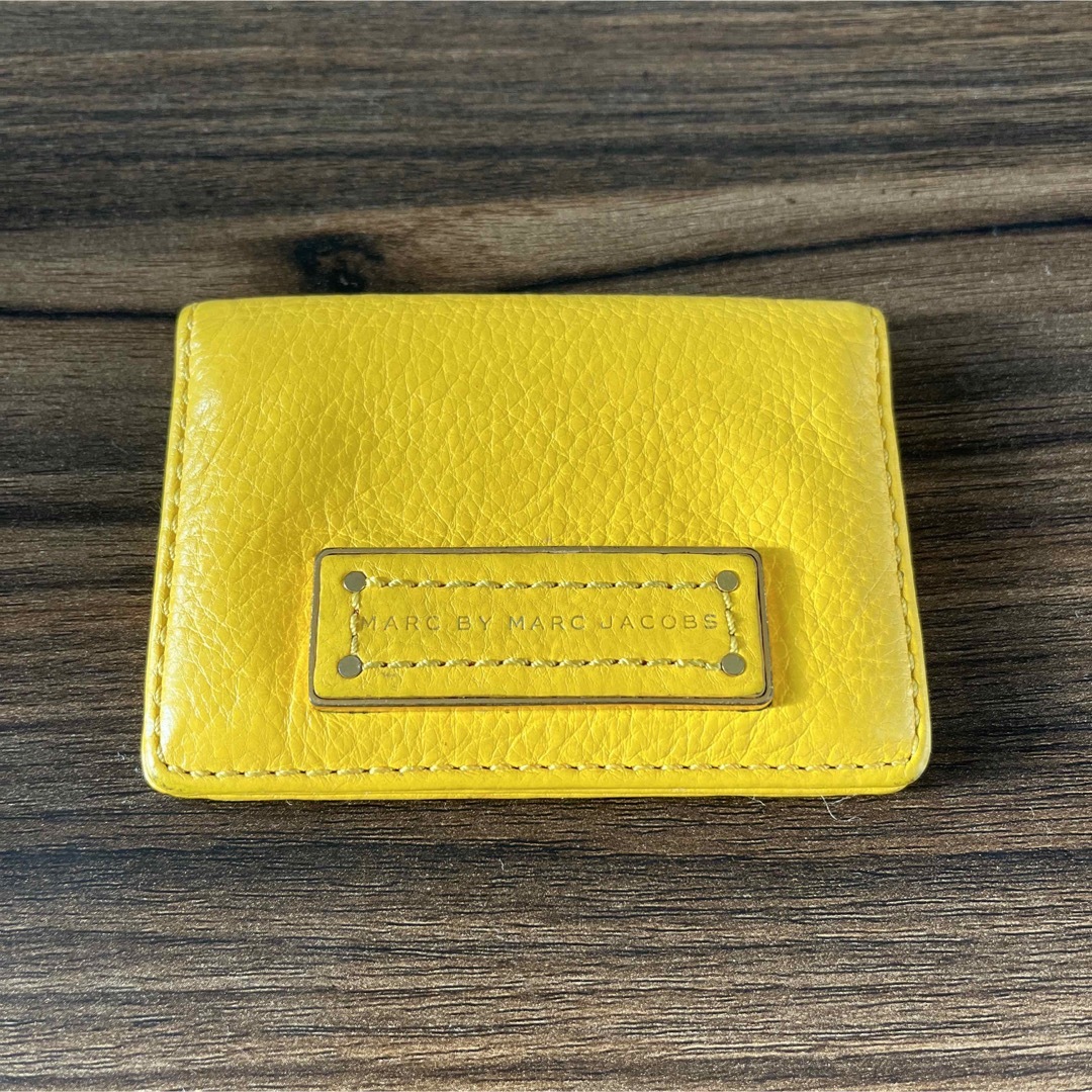 MARC BY MARC JACOBS 本革　定期入れ、カードケース　黄色