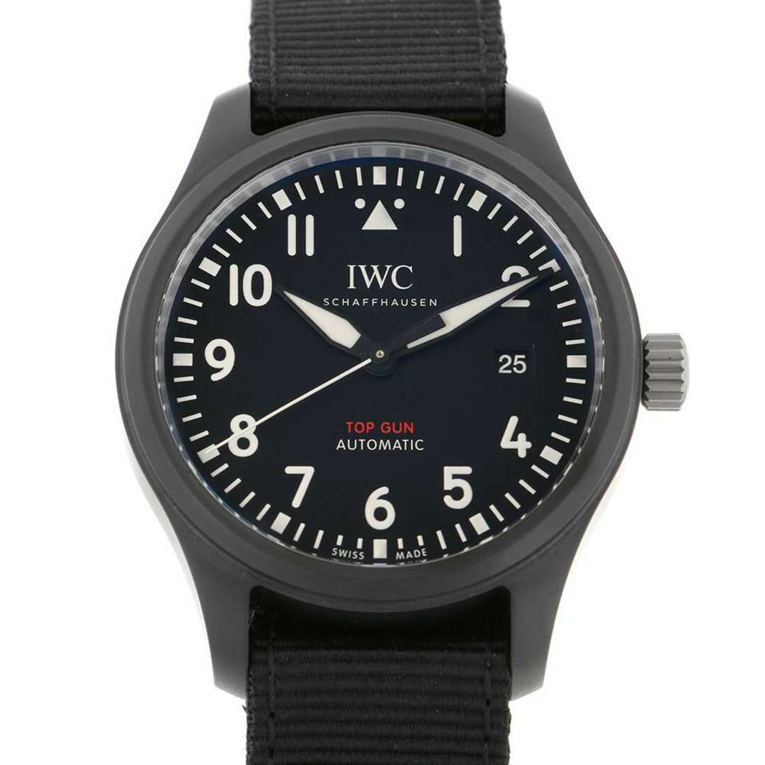 ★IWC パイロットウォッチ オートマティック トップガン IW326906 腕時計 メンズ 黒文字盤