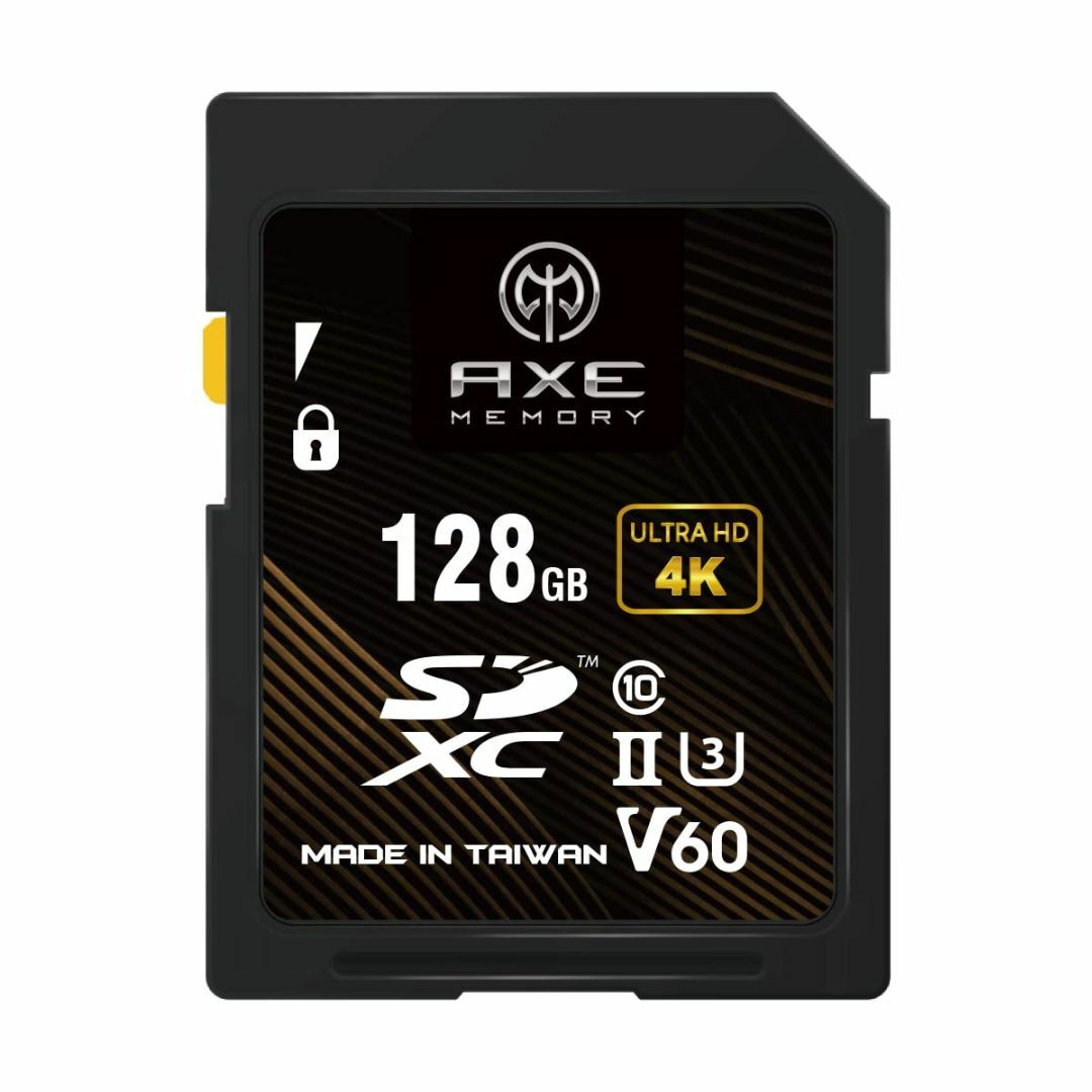 【数量限定】AXE SDカード V60 UHS-II 128GB 転送速度245