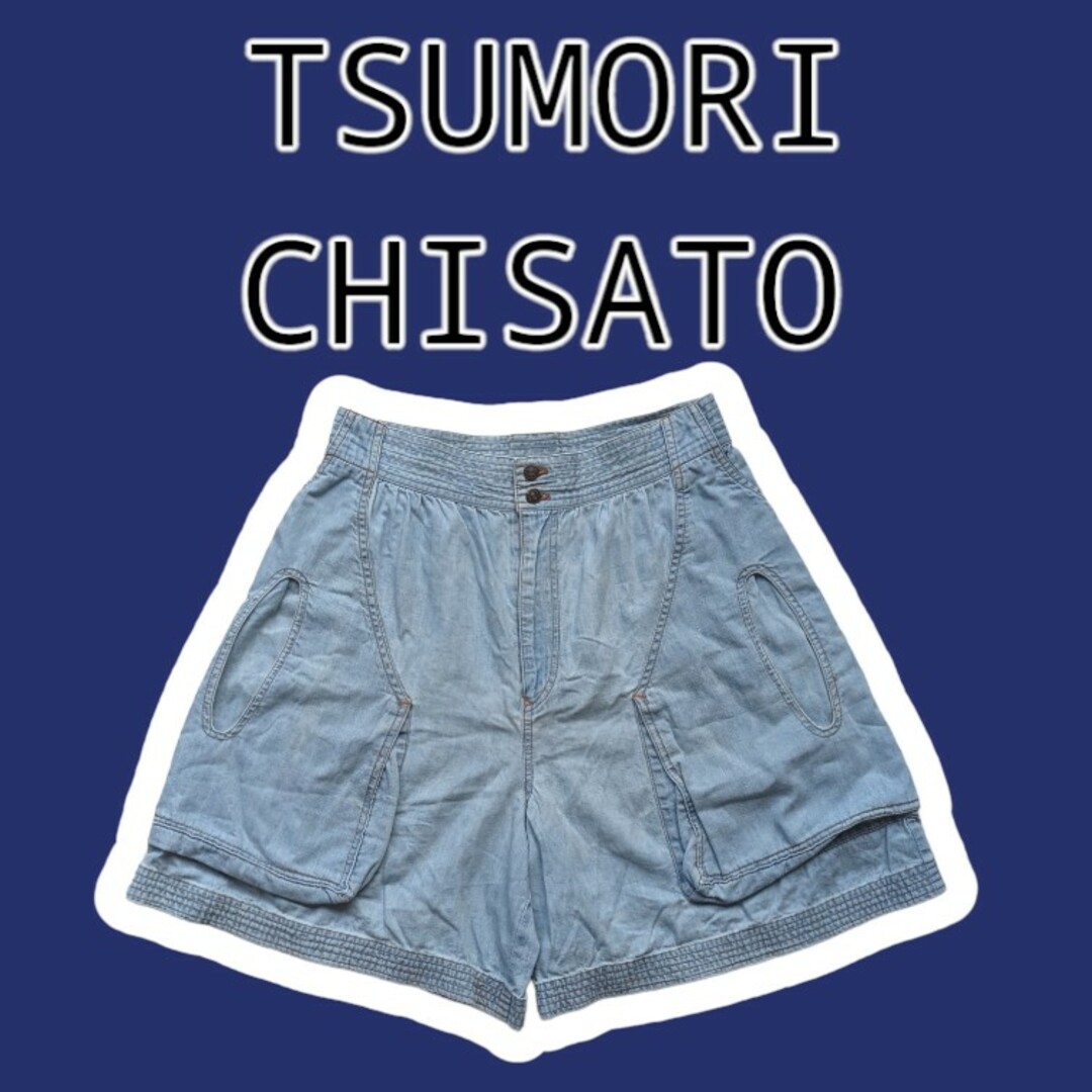 TSUMORI CHISATO(ツモリチサト)のtsumori chisato☆ハーフパンツ☆デニム レディースのパンツ(ハーフパンツ)の商品写真