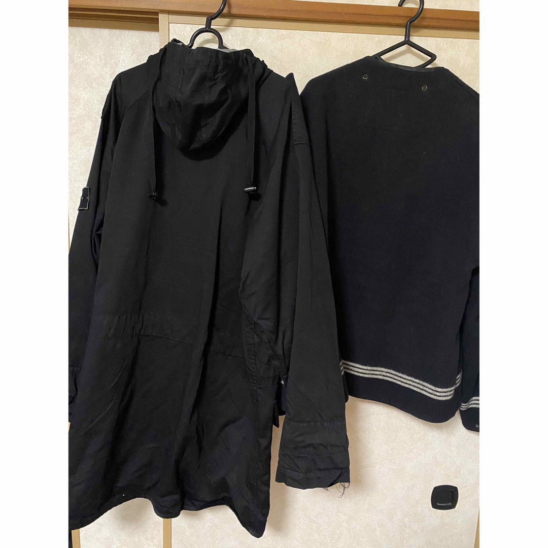 STONE ISLAND モッズコート　ブラック　80s 90s 4