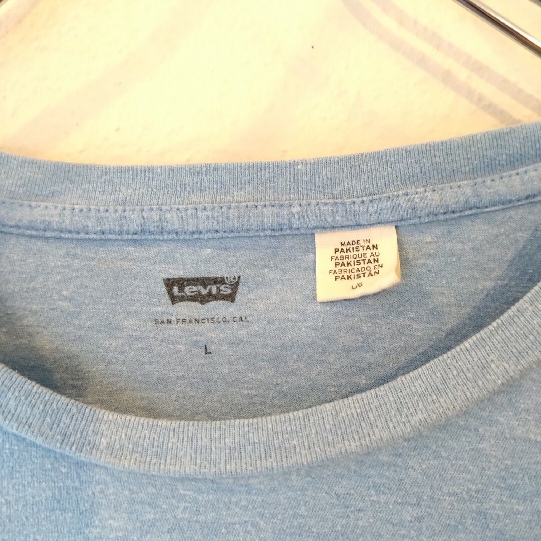 Levi's(リーバイス)のリーバイス　Levi's　無地Tシャツ　ブルー　/Y2245 メンズのトップス(Tシャツ/カットソー(半袖/袖なし))の商品写真