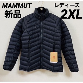 マムート(Mammut)の新品　マムート  メロンライト　ダウンジャケット　レディース　2XL　ブラック(ダウンジャケット)