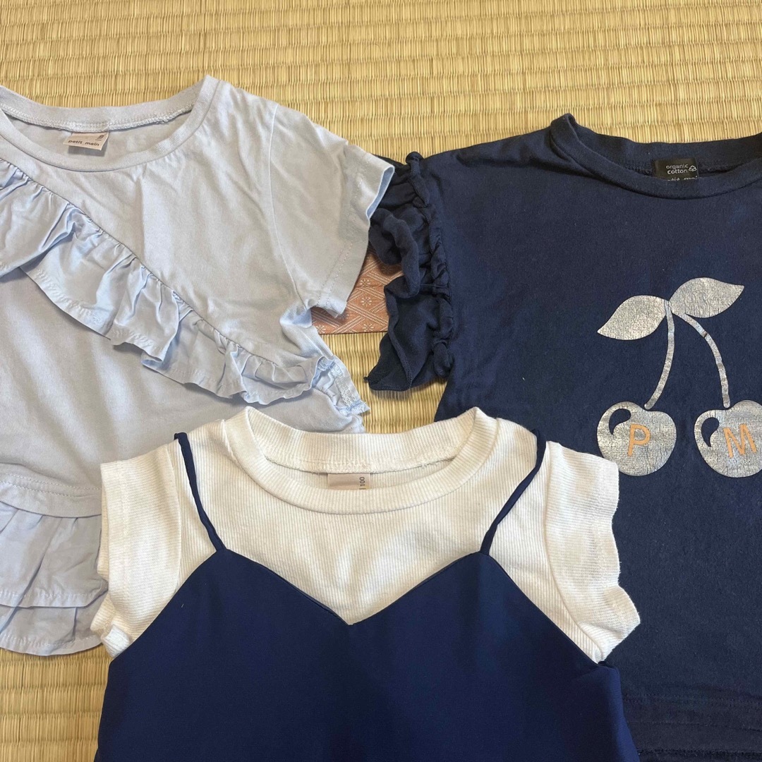 petit main(プティマイン)のプティマイン　女の子　100 キッズ/ベビー/マタニティのキッズ服女の子用(90cm~)(Tシャツ/カットソー)の商品写真