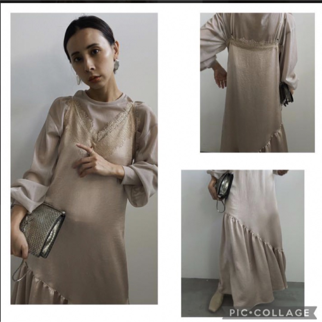 Ameri VINTAGE(アメリヴィンテージ)の早い者勝ちAMERI LADY LAYERED CAMI DRESS  Mサイズ レディースのワンピース(ロングワンピース/マキシワンピース)の商品写真