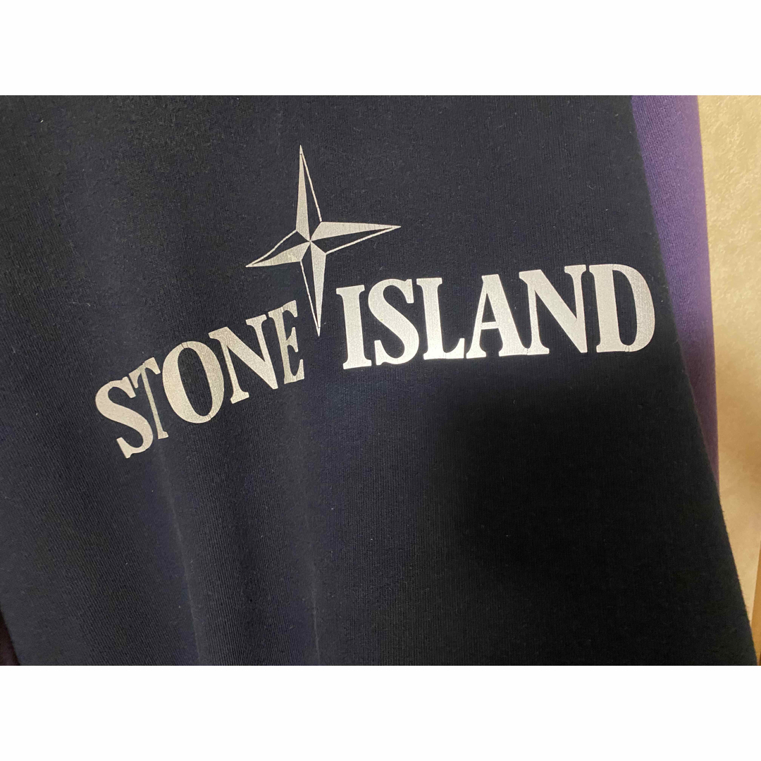 STONE ISLAND 15ss ラグランスウェット　バイカラー 4