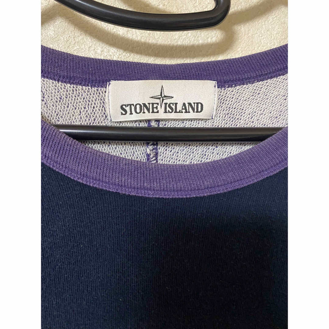 STONE ISLAND 15ss ラグランスウェット　バイカラー 5