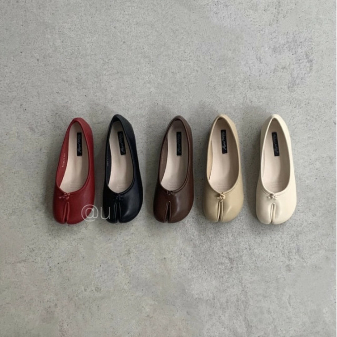 足袋 バレエシューズ ベージュ 36 フラット tabi 最安値 プチプラ 美品 4