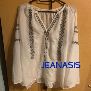 ジーナシス(JEANASIS)のJEANASIS  ししゅうチュニック　新品未使用(シャツ/ブラウス(長袖/七分))