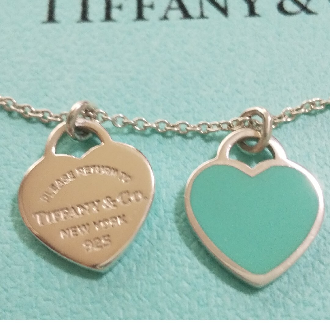 Tiffany & Co.   ティファニー ブルー ダブルハート タグ ペンダント