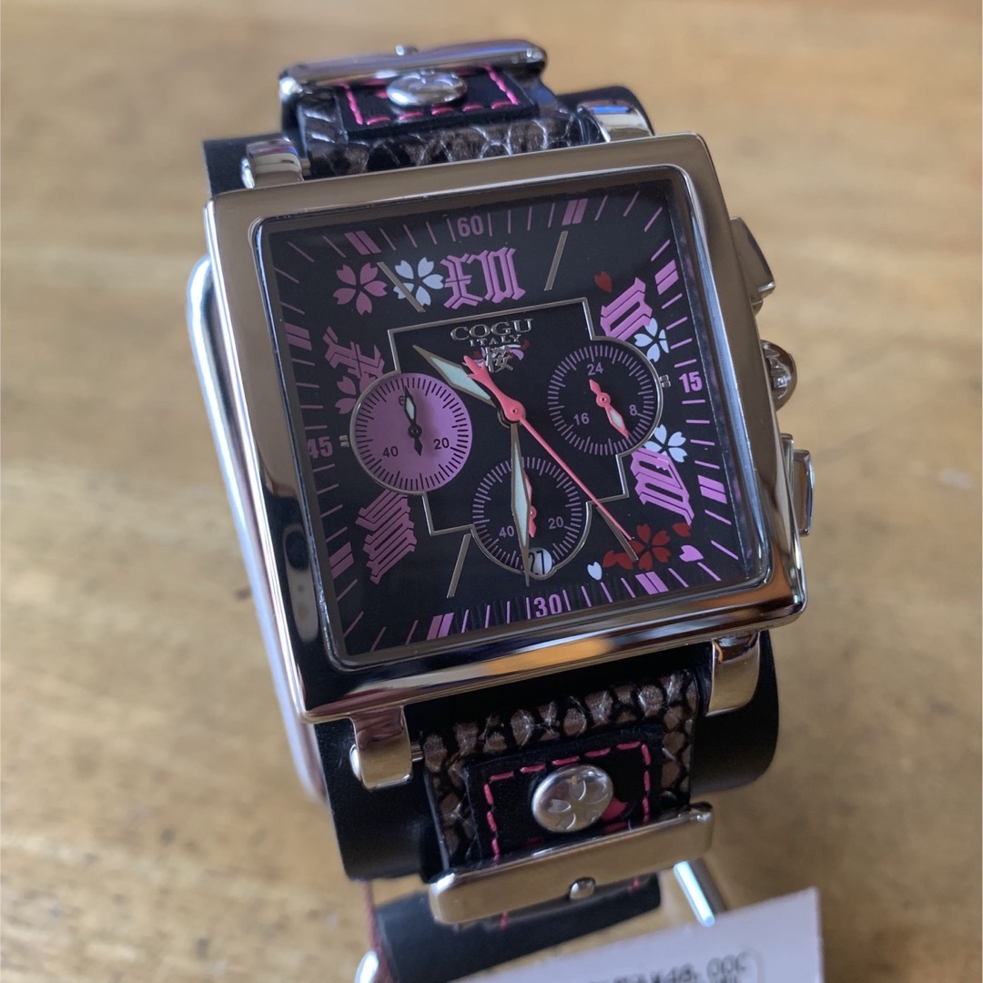 新品✨コグ COGU 桜 SAKURA クロノ 腕時計 BNSKR-BPK