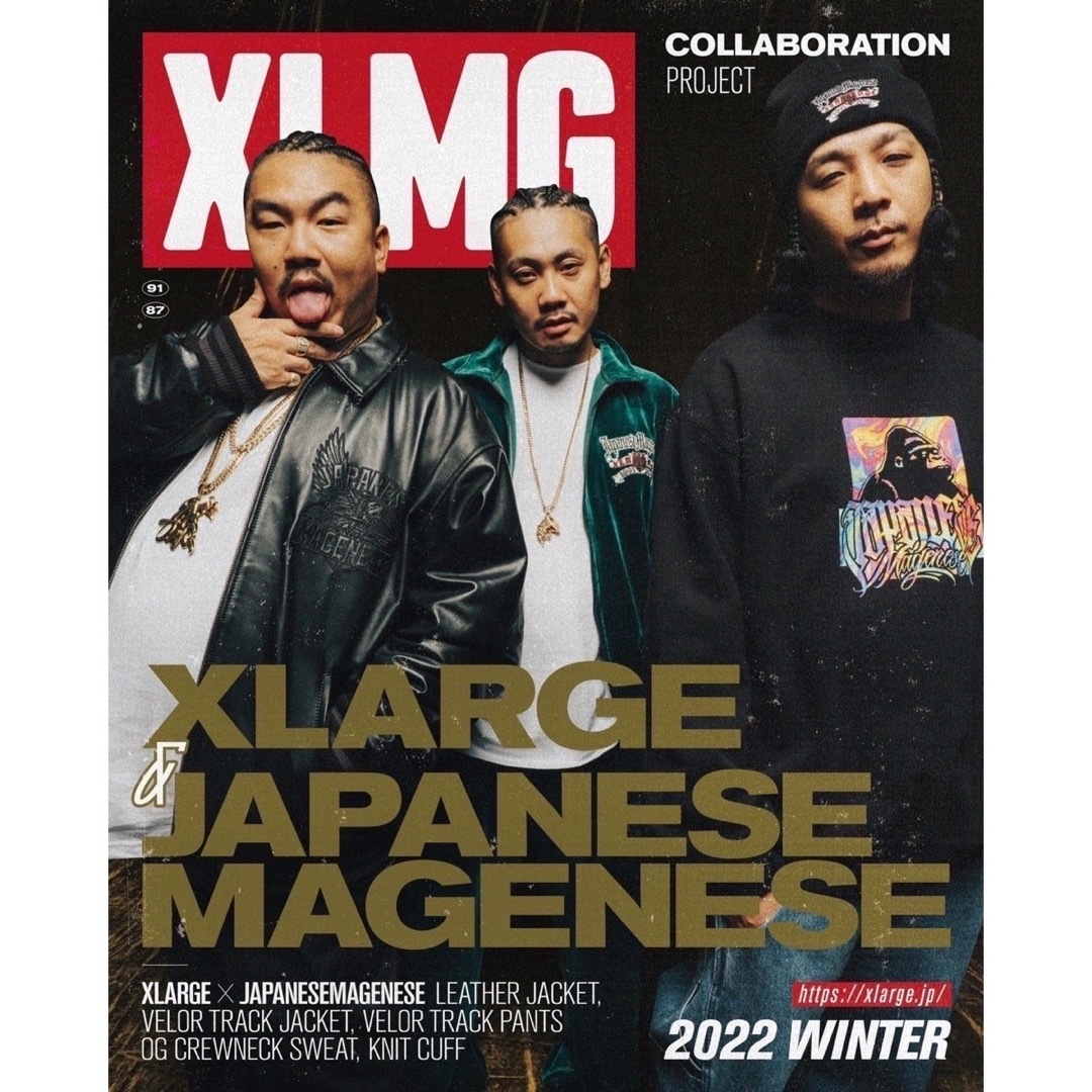 XLARGE × ジャパニーズマゲニーズ ベロア