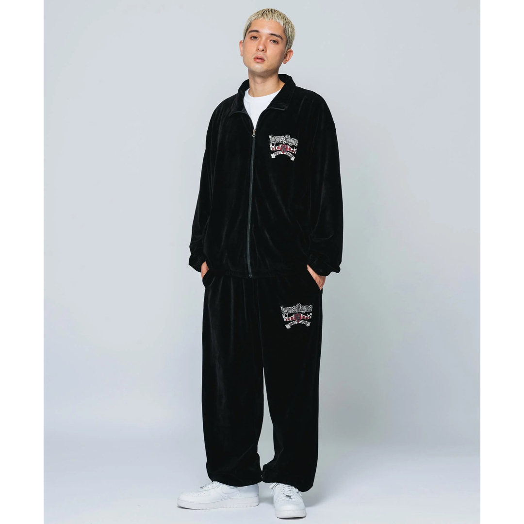 セットアップ】XLARGE × ジャパニーズマゲニーズ ベロア ブラック　激レア