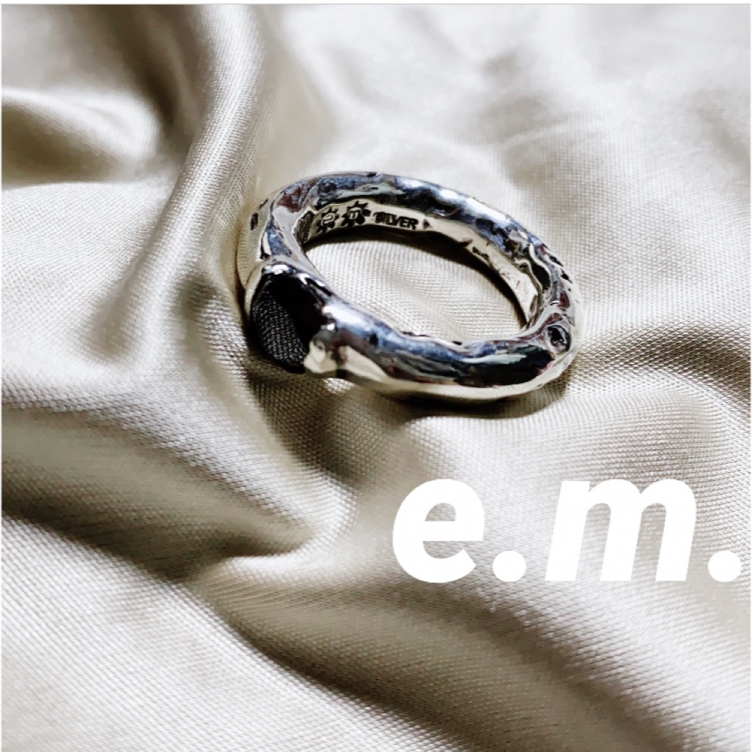 e.m.メンテ済み/新品同様】 e.m. リング ジルコニア 14.5号-