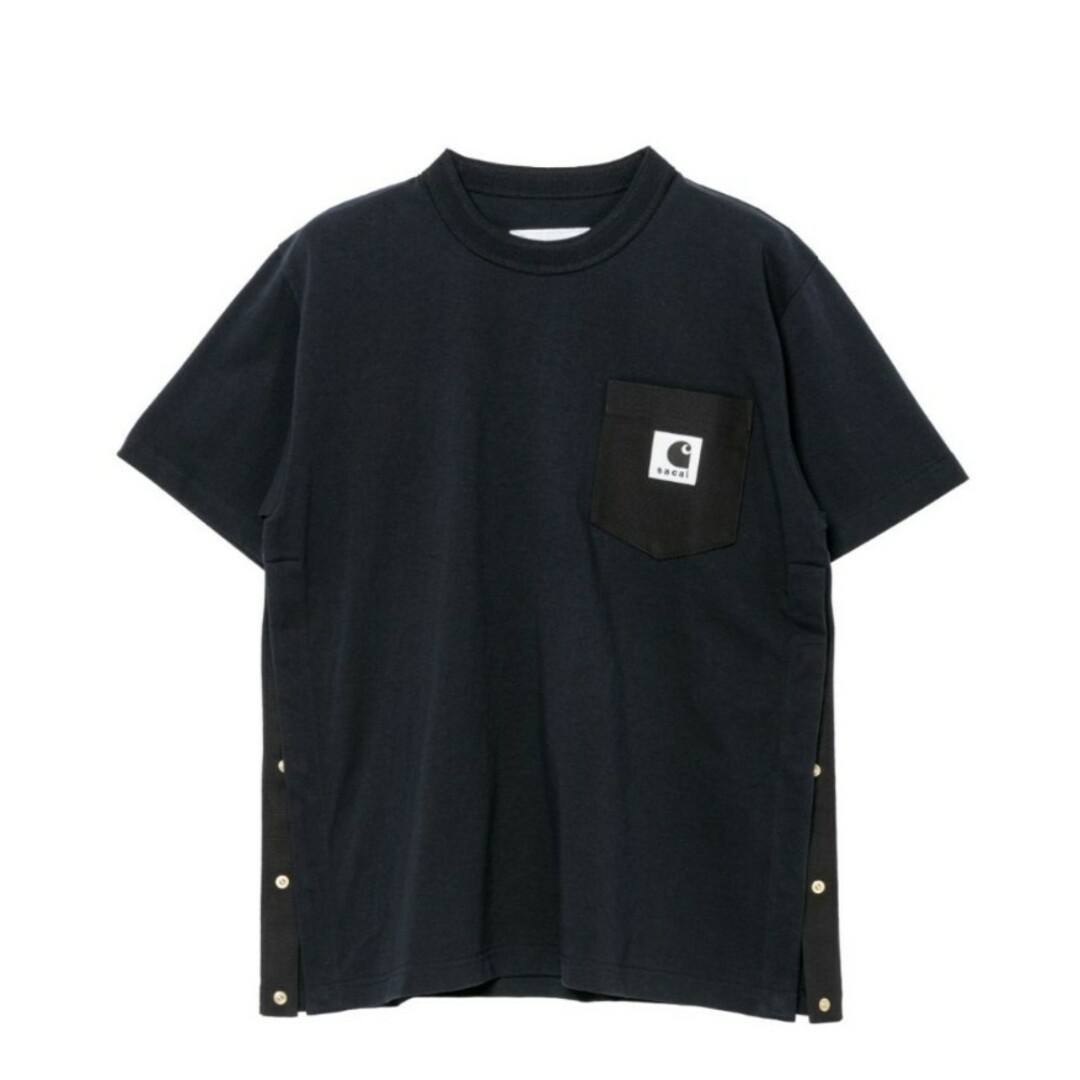 sacai(サカイ)のカーハート x サカイ Tシャツ " ネイビー " メンズのトップス(Tシャツ/カットソー(半袖/袖なし))の商品写真