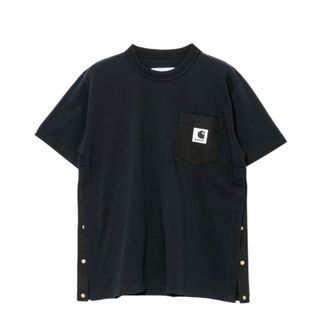 サカイ(sacai)のカーハート x サカイ Tシャツ " ネイビー "(Tシャツ/カットソー(半袖/袖なし))