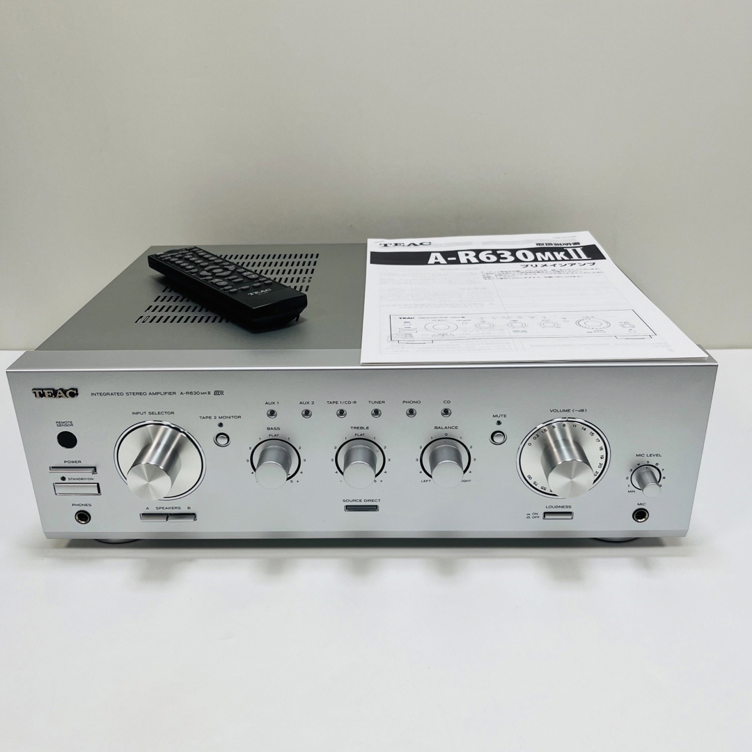 TEAC ステレオプリメインアンプ シルバー A-R630MKII 2020年製