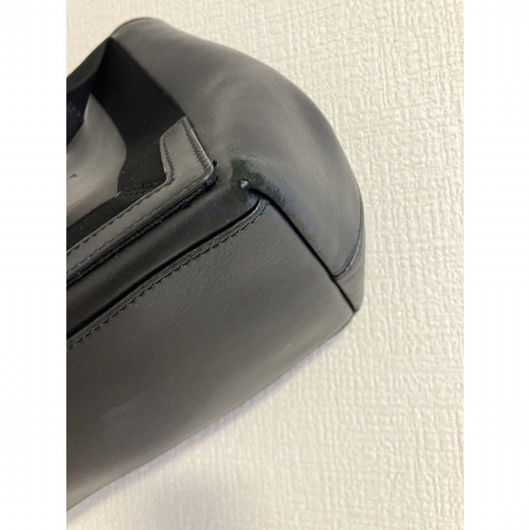 BALENCIAGAバレンシアガ ネイビーカバスS レザー トートバッグ 黒