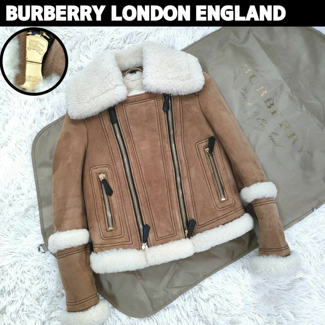 BURBERRY - 美品 バーバリーロンドン イングランド ムートン