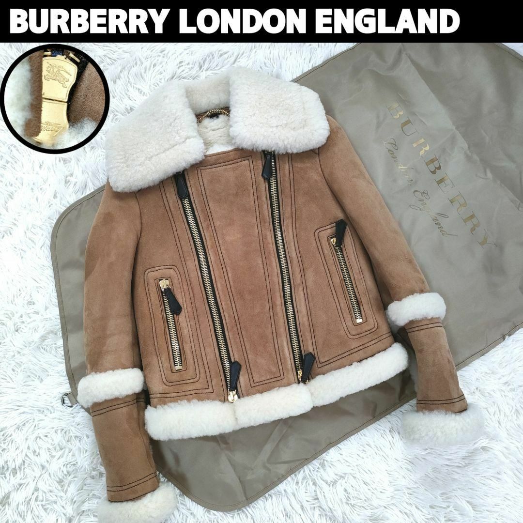 BURBERRY   美品 バーバリーロンドン イングランド ムートン