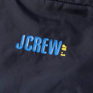 90S J.CREW ナイロンジャケット フード収納 メンズL